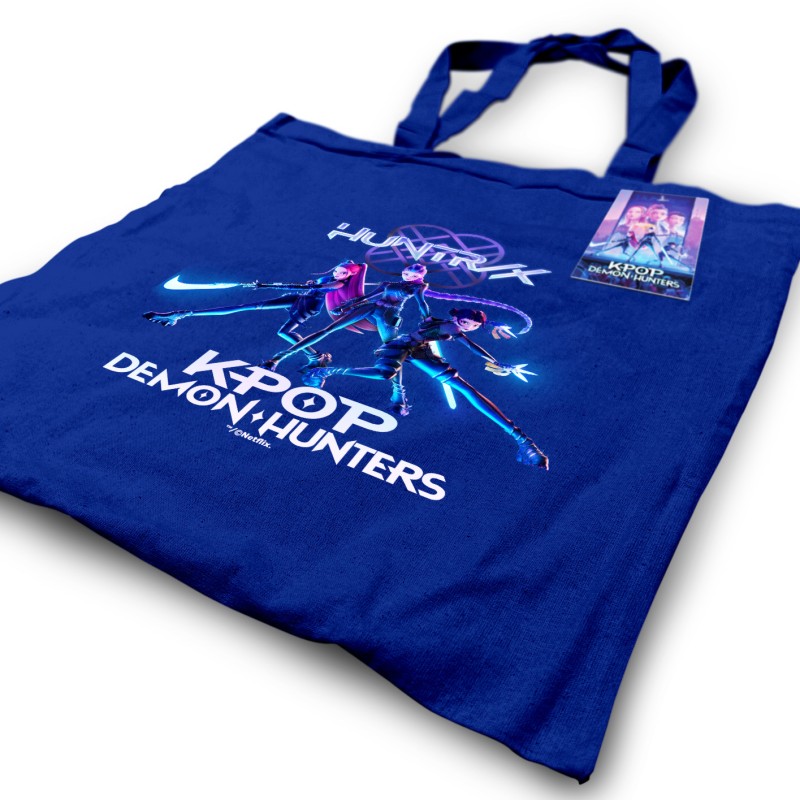 Tote Bag K-Pop Demon Hunters (Trio) Navy blue