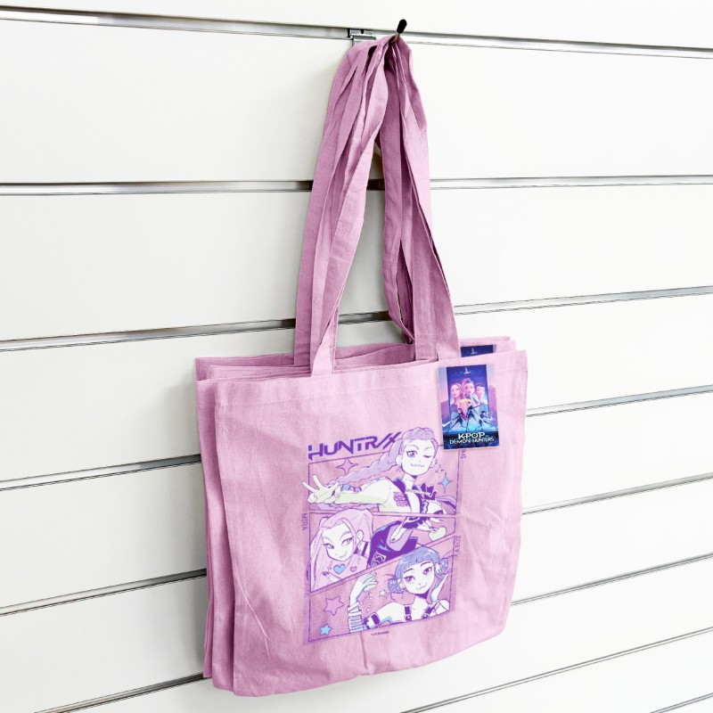 Tote Bag K-Pop Demon Hunters (Huntrix) Light Pink