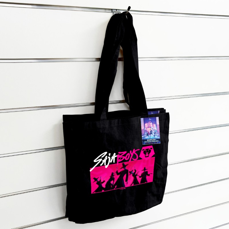 Tote Bag K-Pop Demon Hunters (Saja Boys) Black