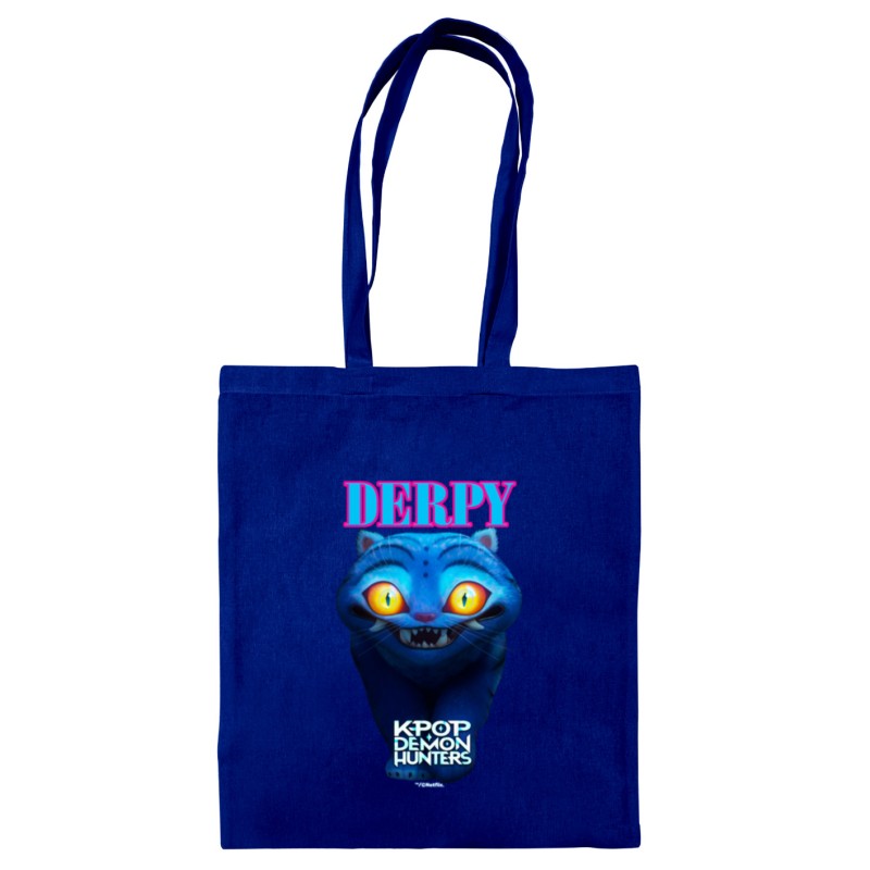 Tote Bag K-Pop Demon Hunters (Derpy) Navy Blue