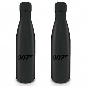 Metal Drinks Bottle James Bond