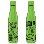 Metal Drinks Bottle Rick &amp; Morty (Quotes)