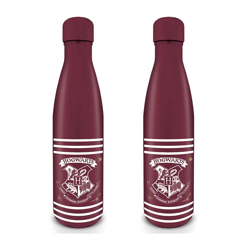 Metal Drinks Bottle Harry Potter (Crest &amp; Stripes)