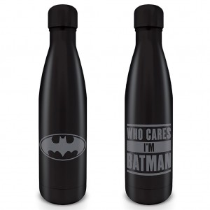 Metal Drinks Bottle Batman (Who Cares I'm Batman)