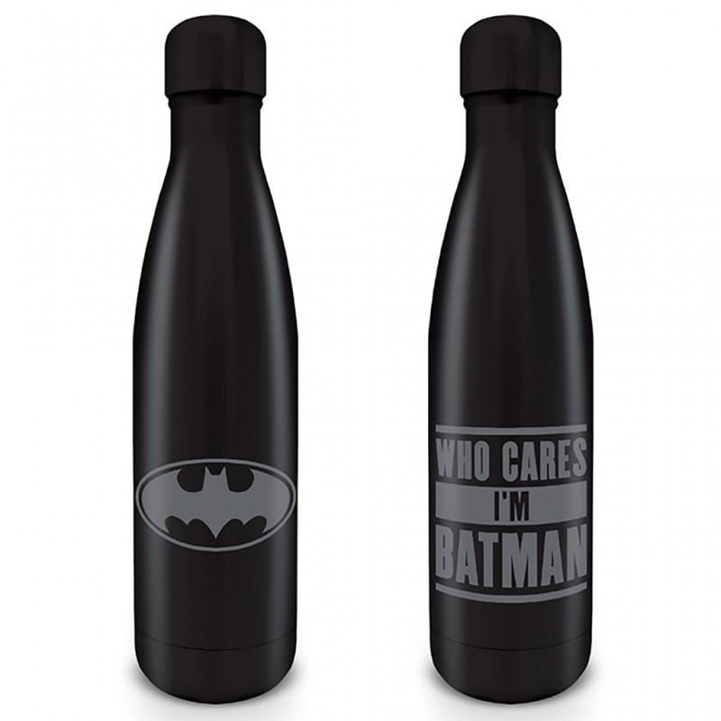 Metal Drinks Bottle Batman (Who Cares I'm Batman)