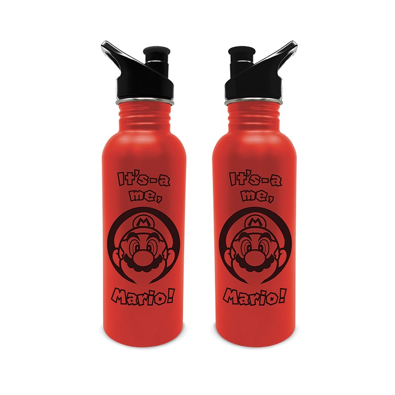 Metal Canteen Bottle Nintendo (Mario)