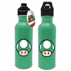 Metal Canteen Bottle Nintendo (Mushroom)