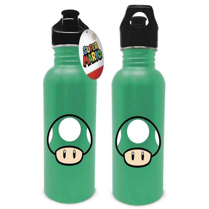 Metal Canteen Bottle Nintendo (Mushroom)