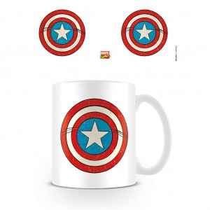 Mug Marvel Retro (Captain America Shield)