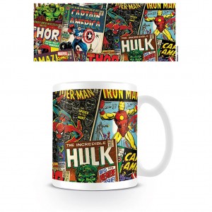 Mug Marvel retro (Covers)
