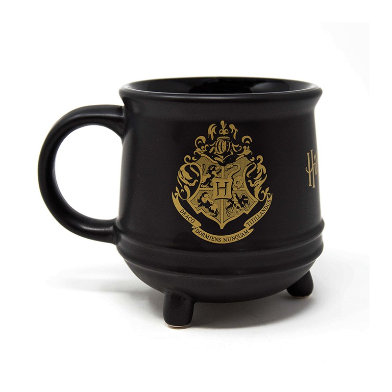 Ceramic Cauldron Mug Harry Potter Hogwarts Crest EU