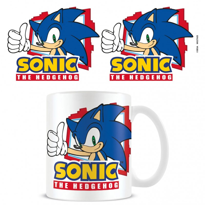 Mug Sonic The Hedgehog (Thumbs Up)