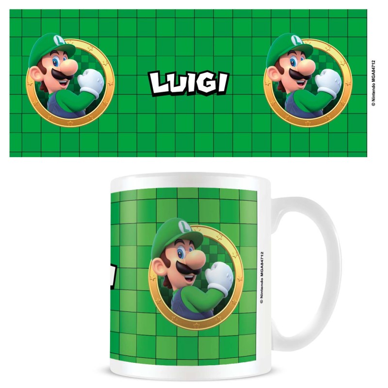 Pod Mug Super Mario (Luigi 3D Port) white