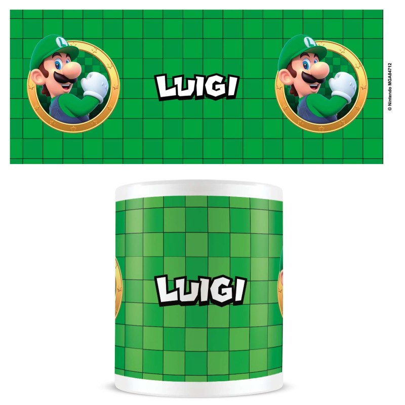 Pod Mug Super Mario (Luigi 3D Port) white