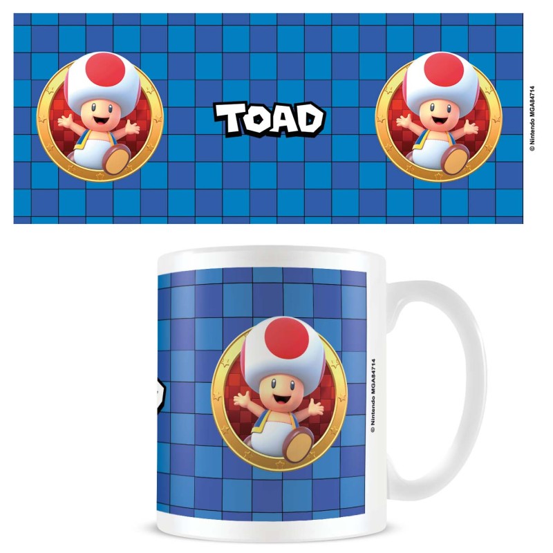 Pod Mug Super Mario (Toad 3D Port) white