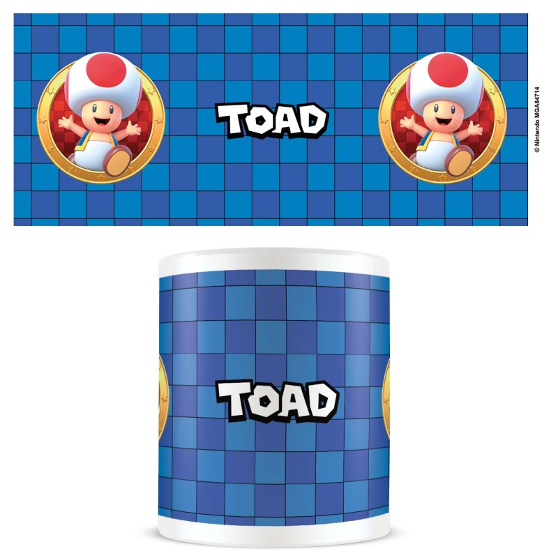Pod Mug Super Mario (Toad 3D Port) white