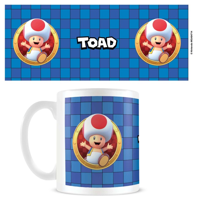 Pod Mug Super Mario (Toad 3D Port) white
