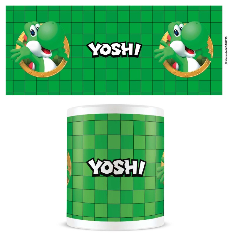 Pod Mug Super Mario (Yoshi 3D Port) white