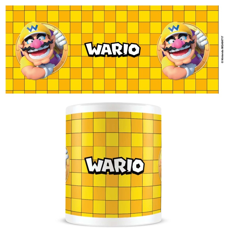 Pod Mug Super Mario (Wario 3D Port) white