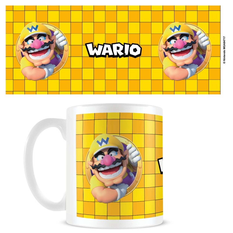 Pod Mug Super Mario (Wario 3D Port) white