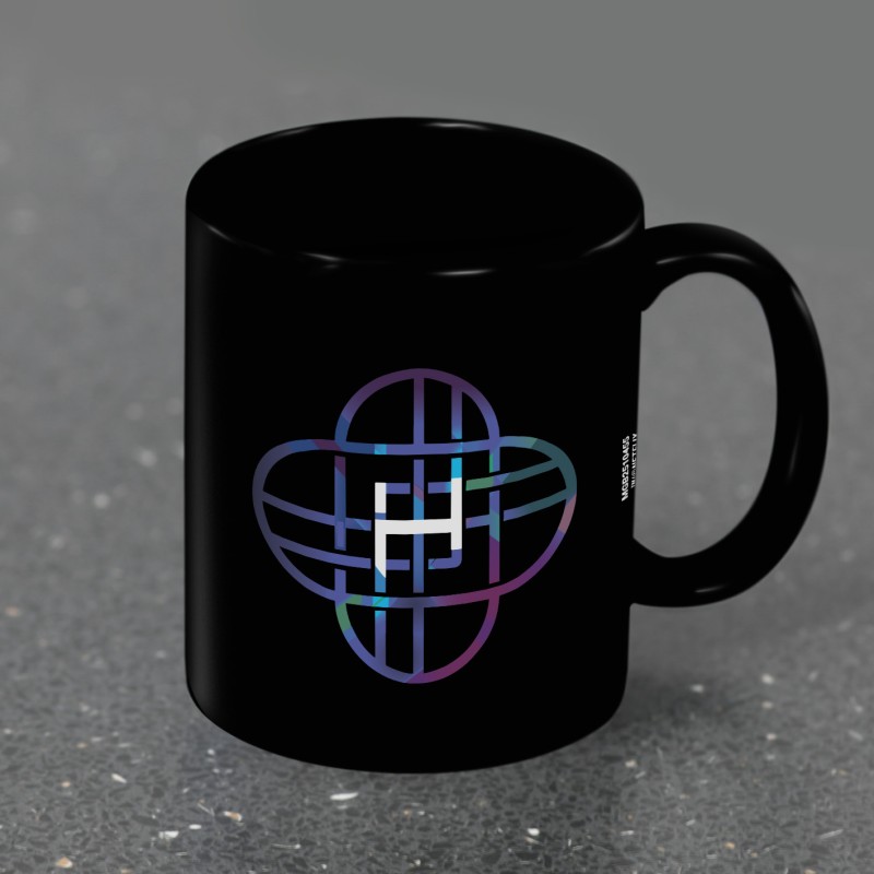 Mug K-Pop Demon Hunters (Huntrix Logo) Black Pod