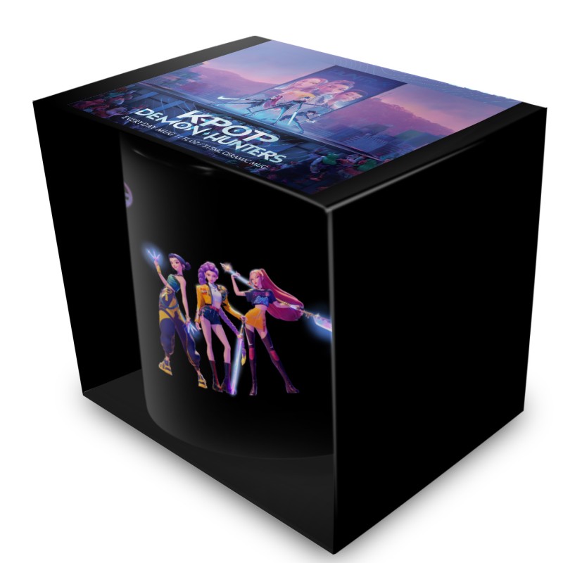 Mug K-Pop Demon Hunters (Huntrix) Black Pod