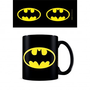 Batman (Symbol) Black Coffee Mug