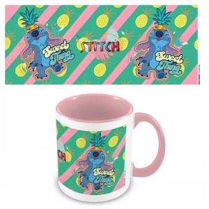 Mug  Lilo And Stitch (You're My Fave) Pink Coloured Inner