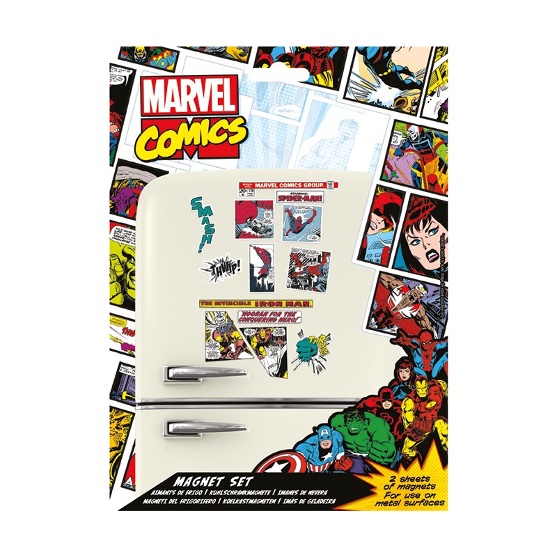 CDU Magnet Set Marvel Comics (Heroes)