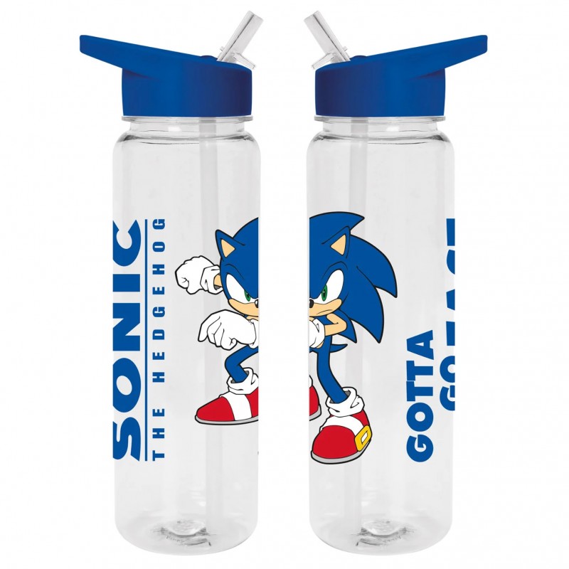 Plastic Drinks Bottle Sonic The Hedgehog (Gotta Go Fast)