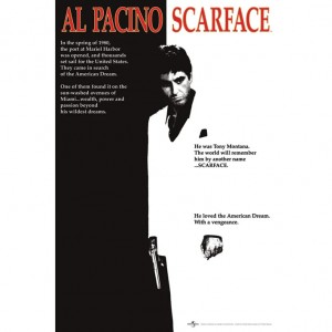 120 - Maxi Poster SCARFACE MOVIE SHEET