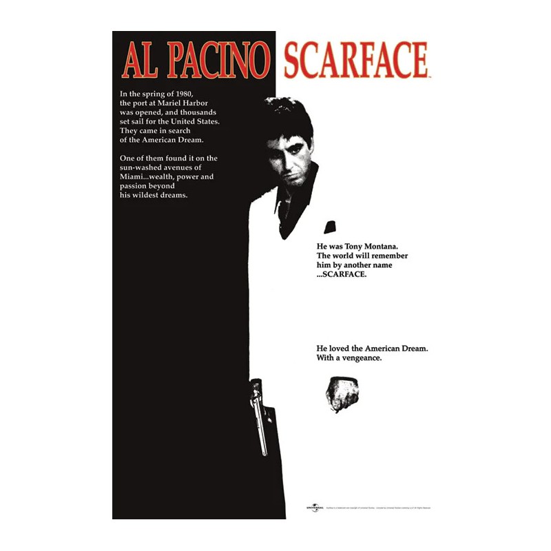 120 - Maxi Poster SCARFACE MOVIE SHEET