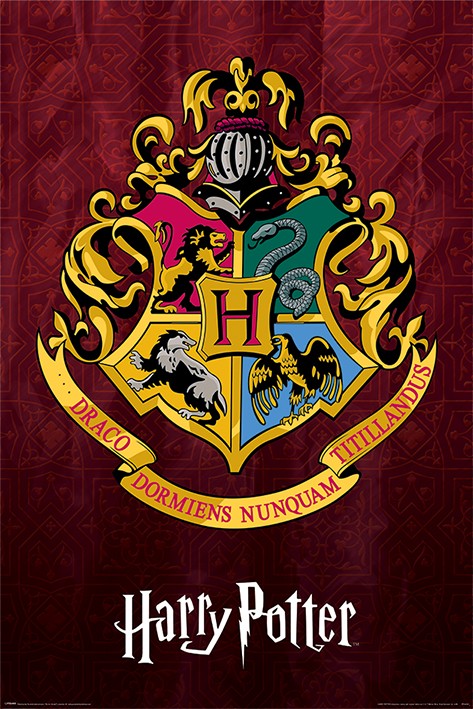Potter Posters School 006 Harry PAN - Vision Maxi Crest Hogwarts |