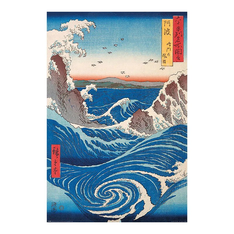 W2 Maxi Poster Hiroshige - Naruto Whirlpool
