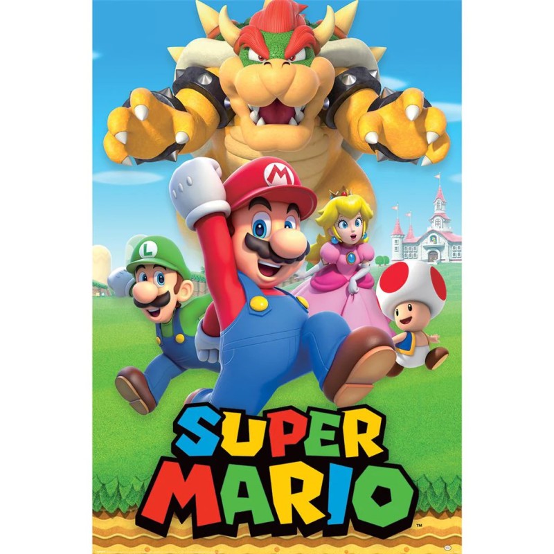 SUPER MARIO (CHARACTER MONTAGE) MAXI POSTER