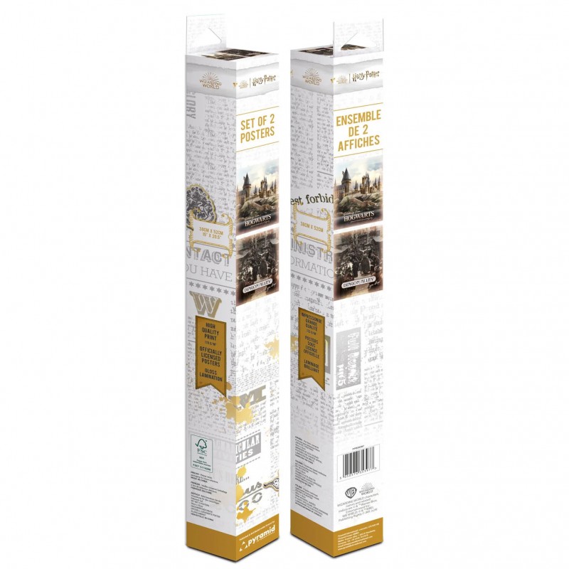 Boxed Posters - Harry Potter Diagon Alley, Hogwarts