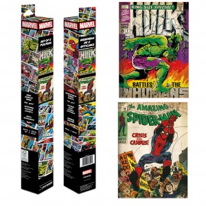 Boxed Posters  - MARVEL COMIC COVERS Spiderman&amp;Hulk