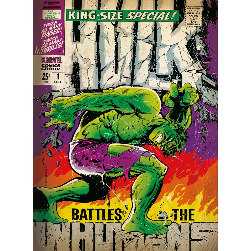 Boxed Posters  - MARVEL COMIC COVERS Spiderman&amp;Hulk