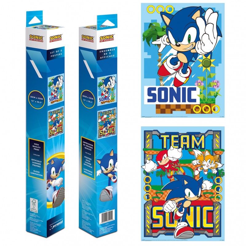 Boxed Posters - SONIC THE HEDGEHOG