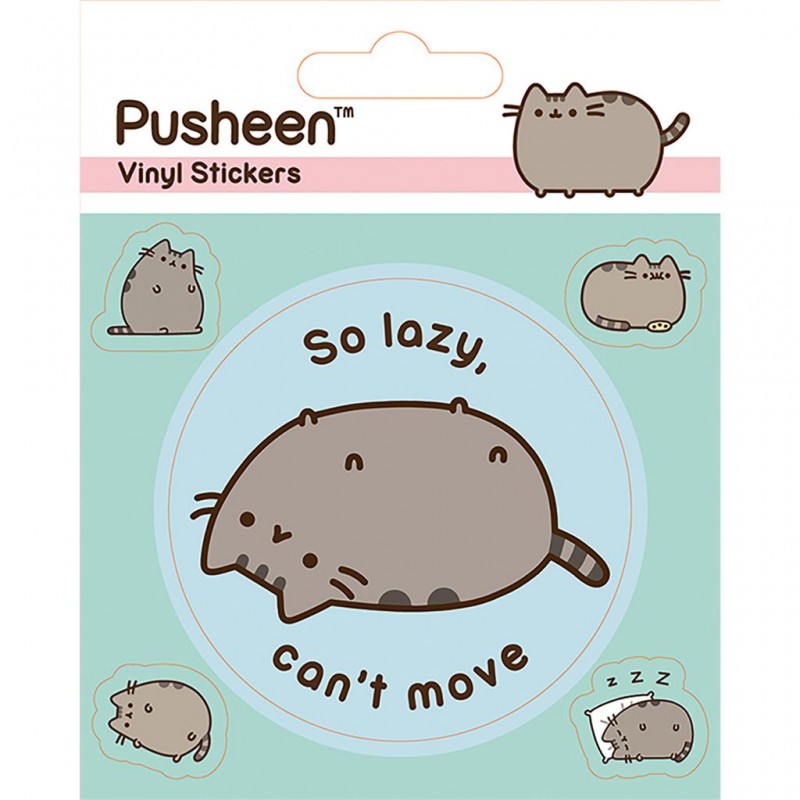 Vinyl Sticker Pusheen (Lazy)