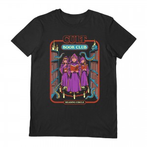 T-Shirt Steven Rhodes Cult Book Club Blac, S