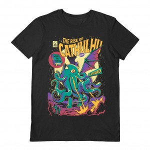 T-Shirt Ilustrata (Rise Of Cathulhu Black), M