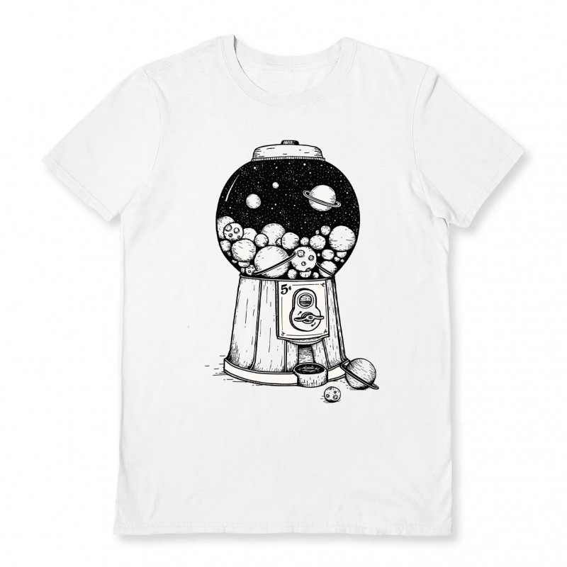 T-Shirt Spacey Gracey (Space Gumballs) White Unisex, M