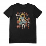 T-Shirt Eduely (Wonderland Girl) Black Unisex, M