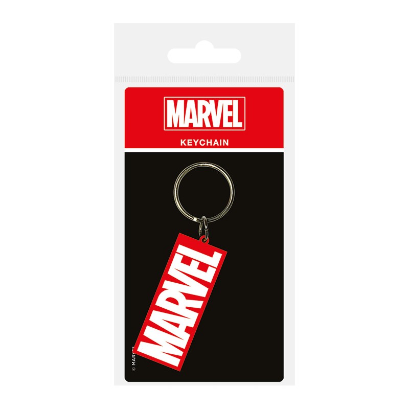 CDU Rubber Keychains Marvel (Logo)
