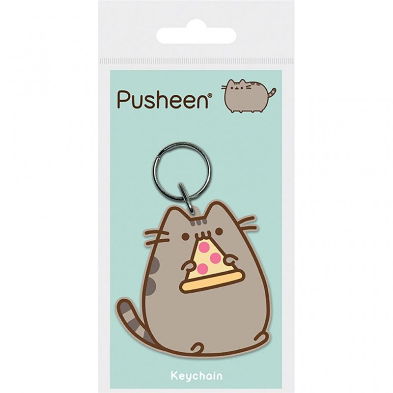 CDU Rubber Keychain Pusheen (Pizza)