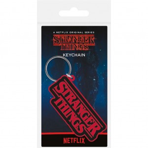 CDU Rubber Keychains Stranger Things Logo