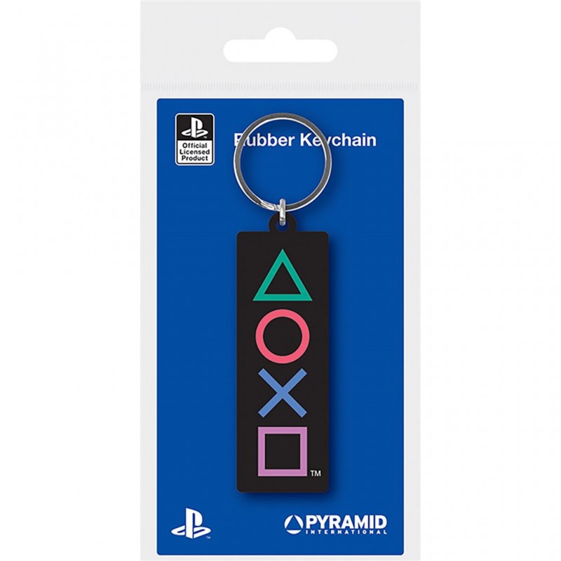 CDU Rubber Keychains Playstation (Shapes)