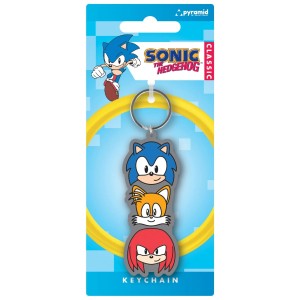 CDU PVC Keychain Sonic The Hedgehog (Trio Stack)