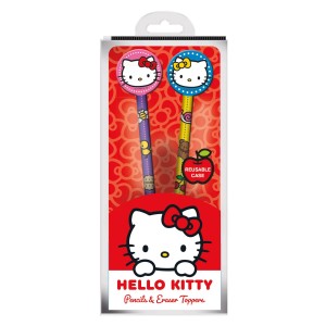 Hello Kitty Pencils and Toppers 2PK
